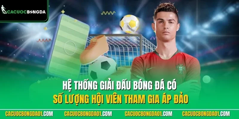 Hệ thống cá cược bóng đá có số lượng hội viên tham gia áp đảo